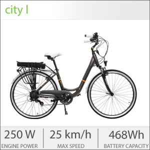 rower elektryczny - City l