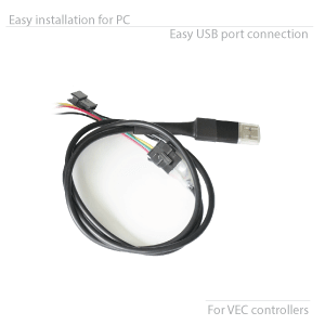 Programming cable for VEC controller