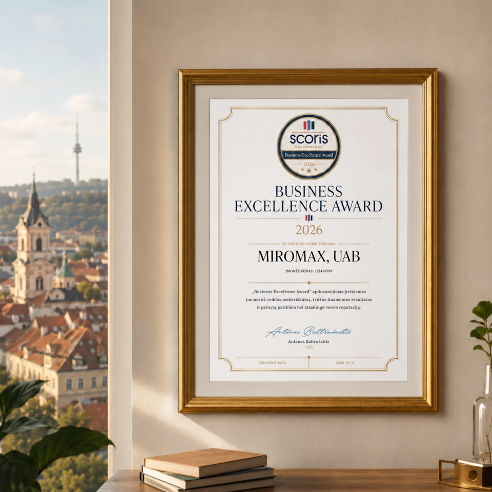 MIROMAX Business Excellence Award 2026