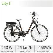 Elektrinis dviratis - City l